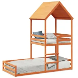 lozko-z-pietrem-i-daszkiem-woskowy-braz-90x190-cm-sosnowe