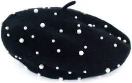 beret-delicate-pearl-czarny-cz18419