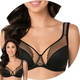 gorsenia-k441-1-luisse-tiul-koronka-czarny-85i-biustonosz-miekki-soft