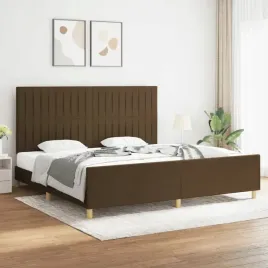 rama-lozka-z-zaglowkiem-ciemnobrazowa-200x200-cm-obita-tkanina-lumarko