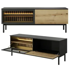 szafka-rtv-przeszklona-led-komoda-pod-tv-dab-evoke-czarna-lg-05