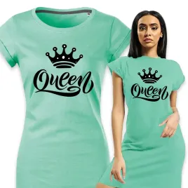 pizama-damska-mietowa-koszula-nocna-na-prezent-dla-krolowej-queen-wzory-s
