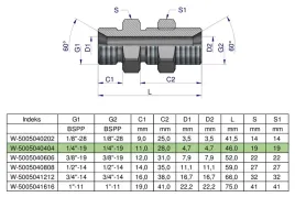 zlaczka-hydrauliczna-calowa-grodziowa-bb-1-4-bsp-z-przeciwnakretka-xsv-w