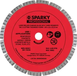 tarcza-diamentowa-segmentowa-230-mm-do-betonu-laserowo-zgrzewana