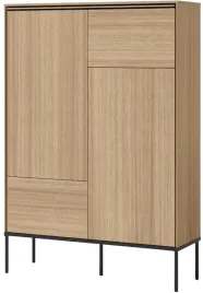 komoda-wysoka-dwudrzwiowa-dab-linearny-czarny-98x34x142cm-visso-vi-02