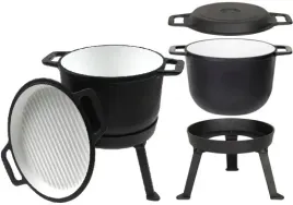 kociolek-emaliowany-10lit-garnek-patelnia-grillowa