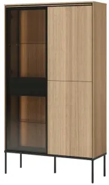 witryna-z-oswietleniem-led-na-nozkach-dab-czarny-158x91x34-cm-visso-vi-01