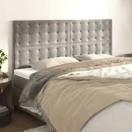 zaglowki-do-lozka-4-szt-jasnoszary-90x5x78-88-cm-aksamit-lumarko