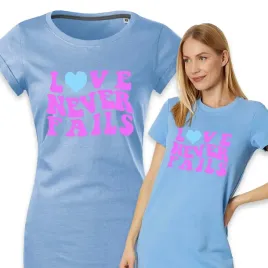 pizama-damska-blekitna-koszula-nocna-na-prezent-love-never-fails-wzory-s