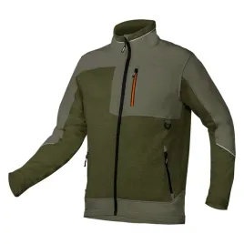bluza-kurtka-softshell-outdoor-zielona-meska-robocza-odblaski-rozmiar-l