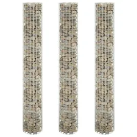 okragle-donice-gabionowe-podniesione-3-szt-stal-o30x200-cm-lumarko