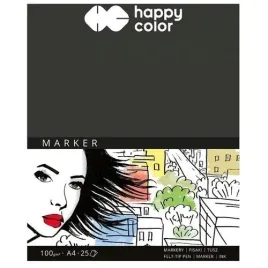 blok-a4-marker-pisaki-tusz-100g-happy-color