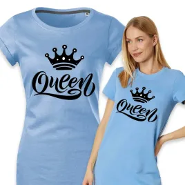 pizama-damska-blekitna-koszula-nocna-wygodna-na-prezent-queen-wzory-m