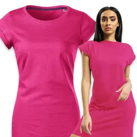 elegancka-fuksjowa-damska-sukienka-na-rozne-okazje-t-shirtowa-wygodna-s