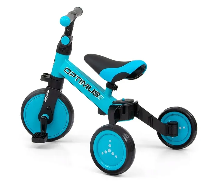 rowerek-3w1-optimus-blue-stan-nowy