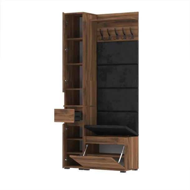 Garderoba 90x30cm D1N1 V60 Supra30 4 Panele ESTANA