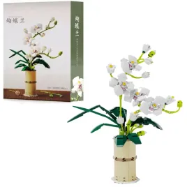 klocki-konstrukcyjne-zestawy-588-elementow-kwiaty-orchidea-bukiet-w-wazonie