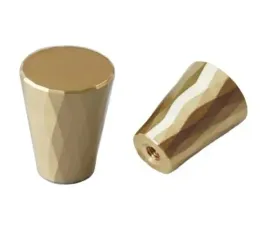 premium-galka-stozek-mosiezna-fazowana-w-romby-zlota