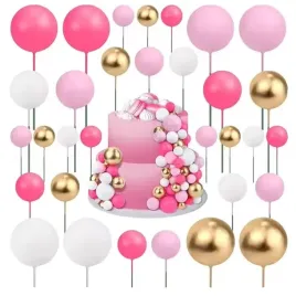 topper-na-tort-zloty-rozowy-bialy-dekoracja-tortu-kule-mix-na-piku-108-szt
