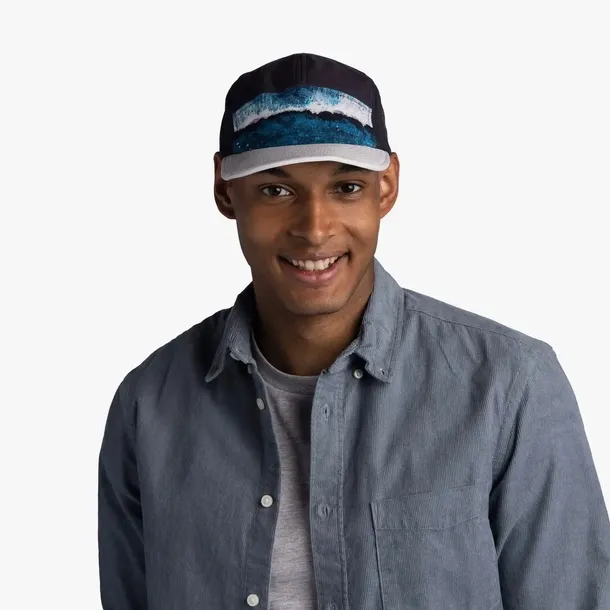 czapka-buff-5-panel-go-cap-parley-navy-l-xl-wzor-dominujacy-mix-wzorow