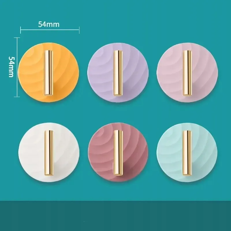 6x-wieszak-scienny-haczyk-samoprzylepny-blekit-stan-nowy
