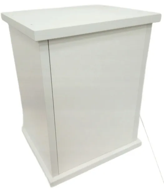 Szafka pod akwarium 60x50cm GRUBY MASYWNY BLAT SYSTEM BEZUCHWYTOWY DEKORY