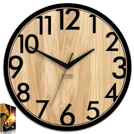 zegar-scienny-drewniany-debowy-focus-33-cm-cichy