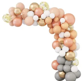 girlanda-balonowa-luk-balon-braz-szary-bezowy-pastelowe-scianka-do-zdjec