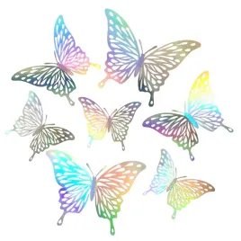 motylki-azurowe-dekoracja-tortu-sciany-balonow-12-szt-srebrny-holo