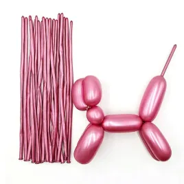 dlugie-balony-do-modelowania-skrecania-ciemno-rozowe-metaliczne-100-szt