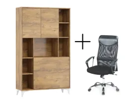 biurko-rozkladane-regal-megan-2-dab-burgund-fotel-do-biurka-vire-czarny