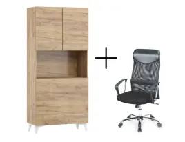 biurko-rozkladane-regal-megan-1-craft-zloty-fotel-do-biurka-vire-czarny