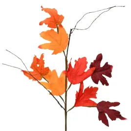 sztuczna-galazka-jesienne-liscie-pomaranczowe-czerwone-dekoracja-50cm