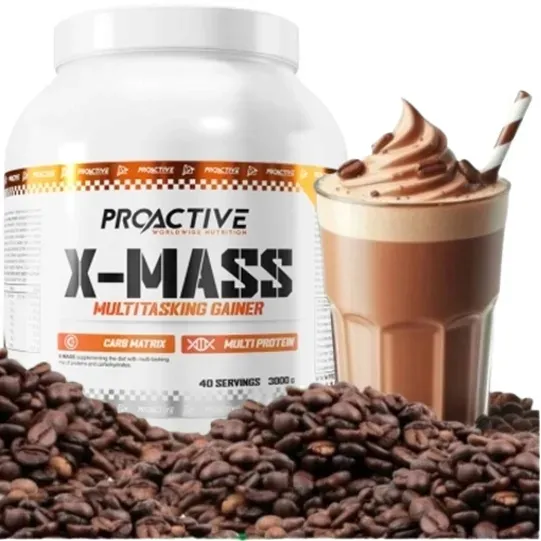 ProActive X-MASS GAINER NA MASĘ 3000g LATTE