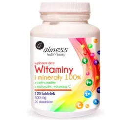 aliness-witaminy-i-mineraly-kompleks-100percent-acerola-zen-szen-120-tab