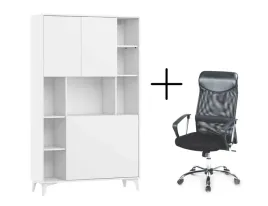 biurko-rozkladane-regal-megan-2-bialy-mat-fotel-do-biurka-vire-czarny