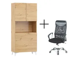 biurko-rozkladane-regal-megan-1-dab-artisan-fotel-do-biurka-vire-czarny