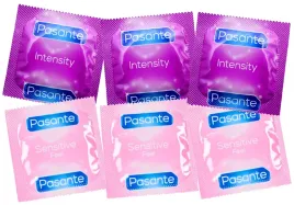 zestaw-2-rodzajow-prezerwatyw-pasante-cienkie-i-potegujace-orgazm-50-szt