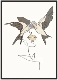plakat-a3-30x40-w-ramie-duzo-wzorow-twarze-16