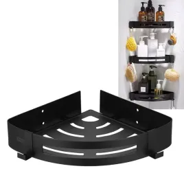 polka-lazienkowa-wiszaca-pod-prysznic-czarna-loft