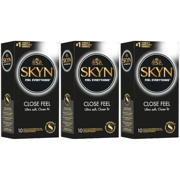Prezerwatywy Unimil SKYN CLOSE FEEL mega dopasowane bez lateksu 30 szt.