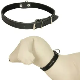 obroza-skorzana-z-filcem-psa-35-45cm-18mm-czarna