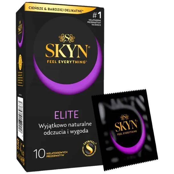 Prezerwatywy nielateksowe SKYN Elite ultracienkie uczucie jak bez 10 szt.