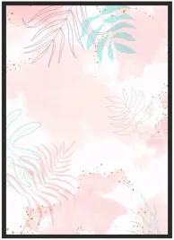 plakat-bez-ramy-a3-30x40-duzo-wzorow-liscie-11