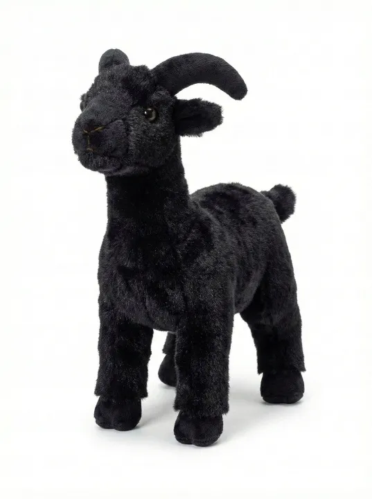 czarny-pluszowy-koziolek-30cm-stan-nowy