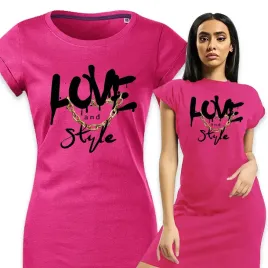 pizama-damska-fuksjowa-koszula-nocna-na-prezent-love-style-kobiece-wzory-s