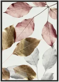 plakat-a5-13x18-w-ramie-duzo-wzorow-liscie-25