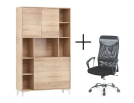 biurko-rozkladane-regal-megan-2-dab-sonoma-fotel-do-biurka-vire-czarny