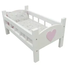 drewniane-lozeczko-dla-lalek-biale-posciel-jednorozec-pokoj-dzieciecy