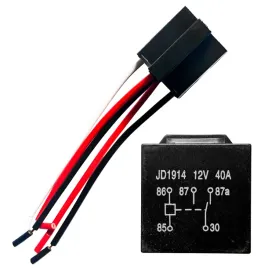 1x-przekaznik-samochodowy-5-pin-automat-12v-40a-gniazdo-wiazka-jd1914-5-pin